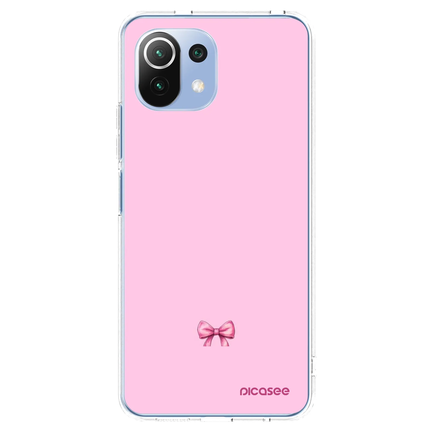 Picasee silikonowe przeźroczyste etui na Xiaomi 11 Lite 5G NE - Blush bow