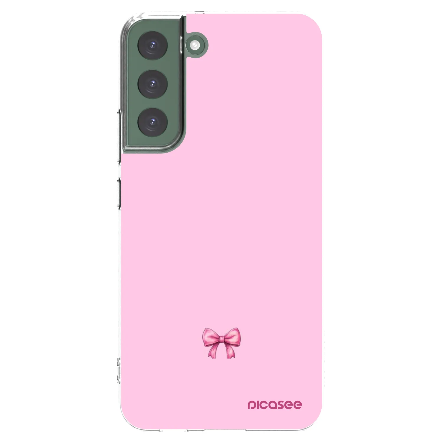 Picasee silikonowe przeźroczyste etui na Samsung Galaxy S22+ 5G - Blush bow