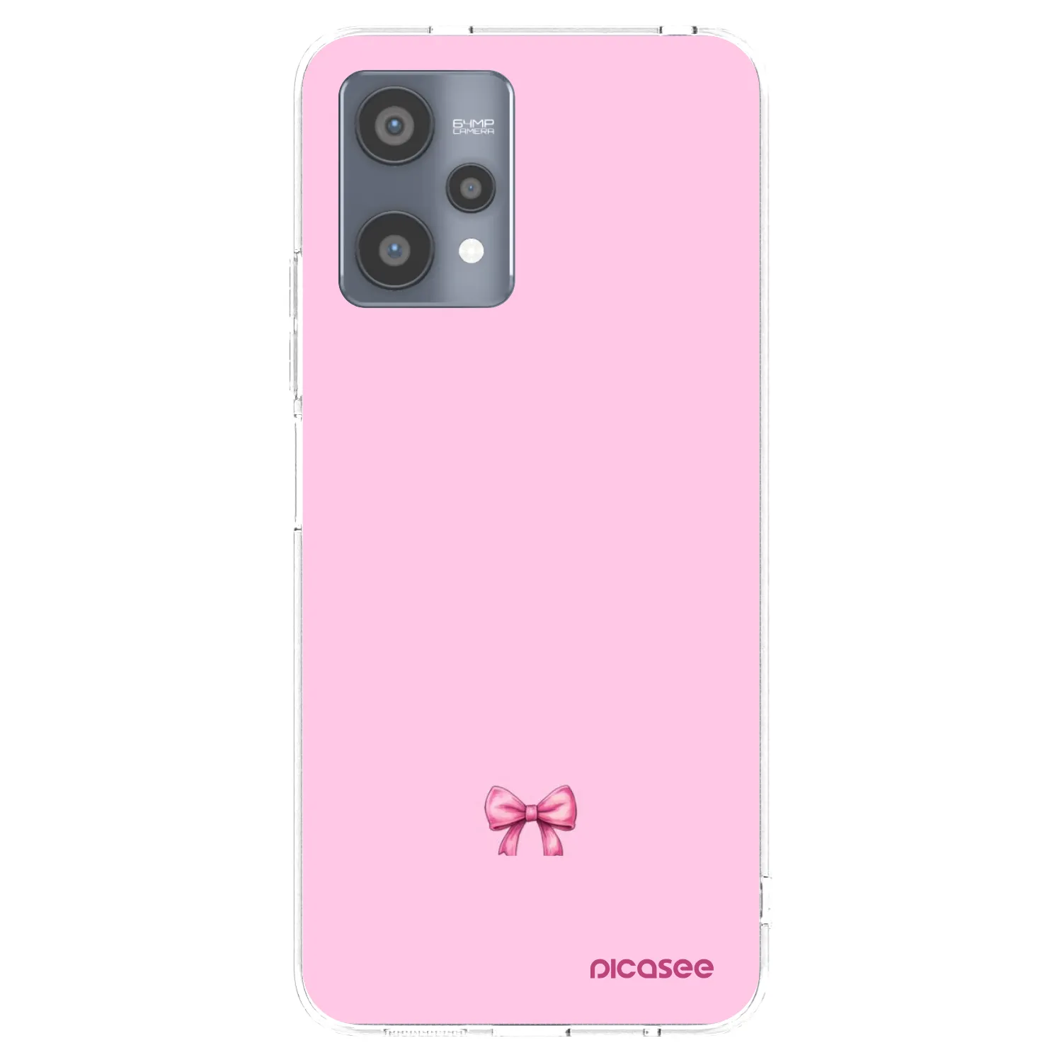 Picasee silikonowe przeźroczyste etui na Realme 9 Pro 5G - Blush bow