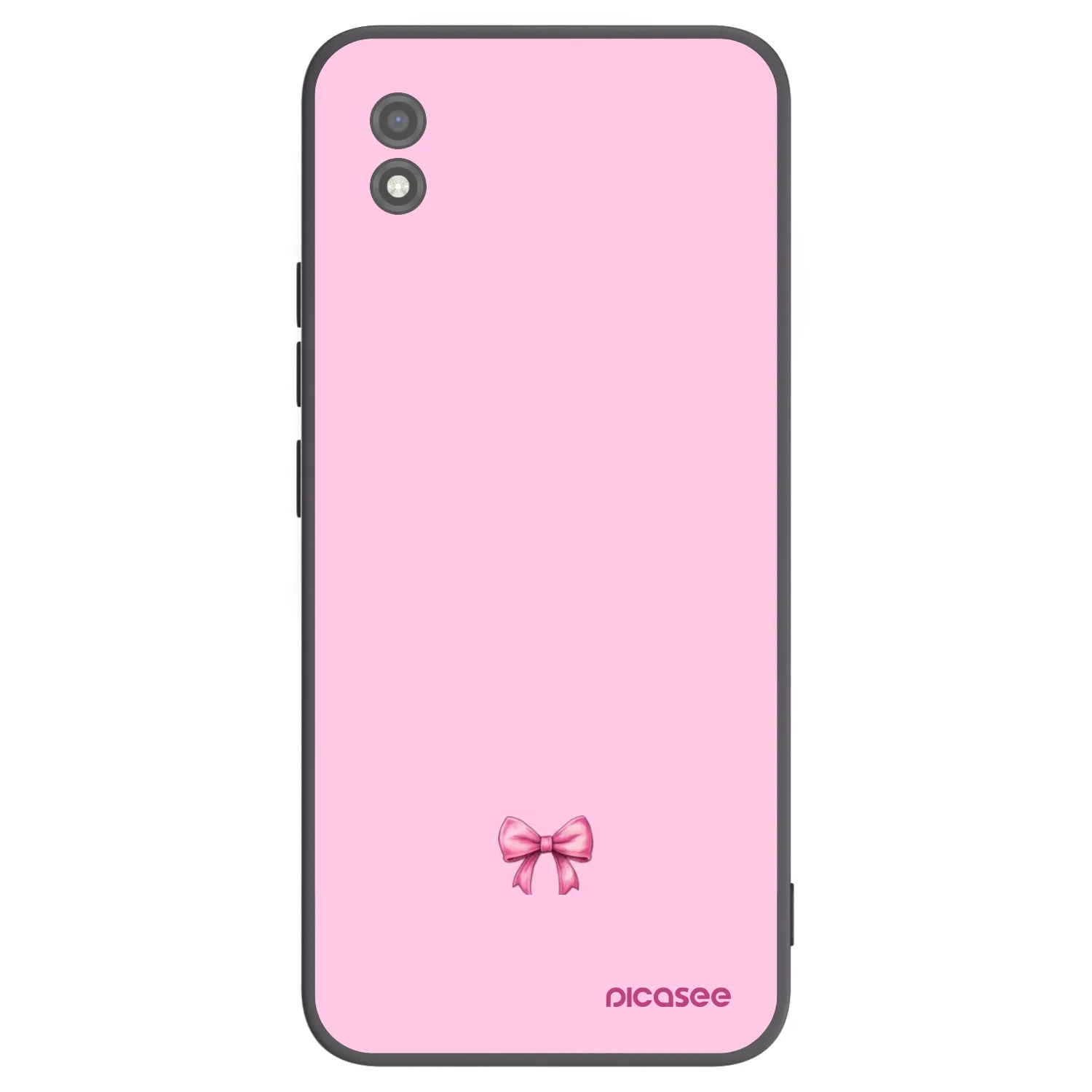 Picasee silikonowe czarne etui na Realme C11 (2021) - Blush bow