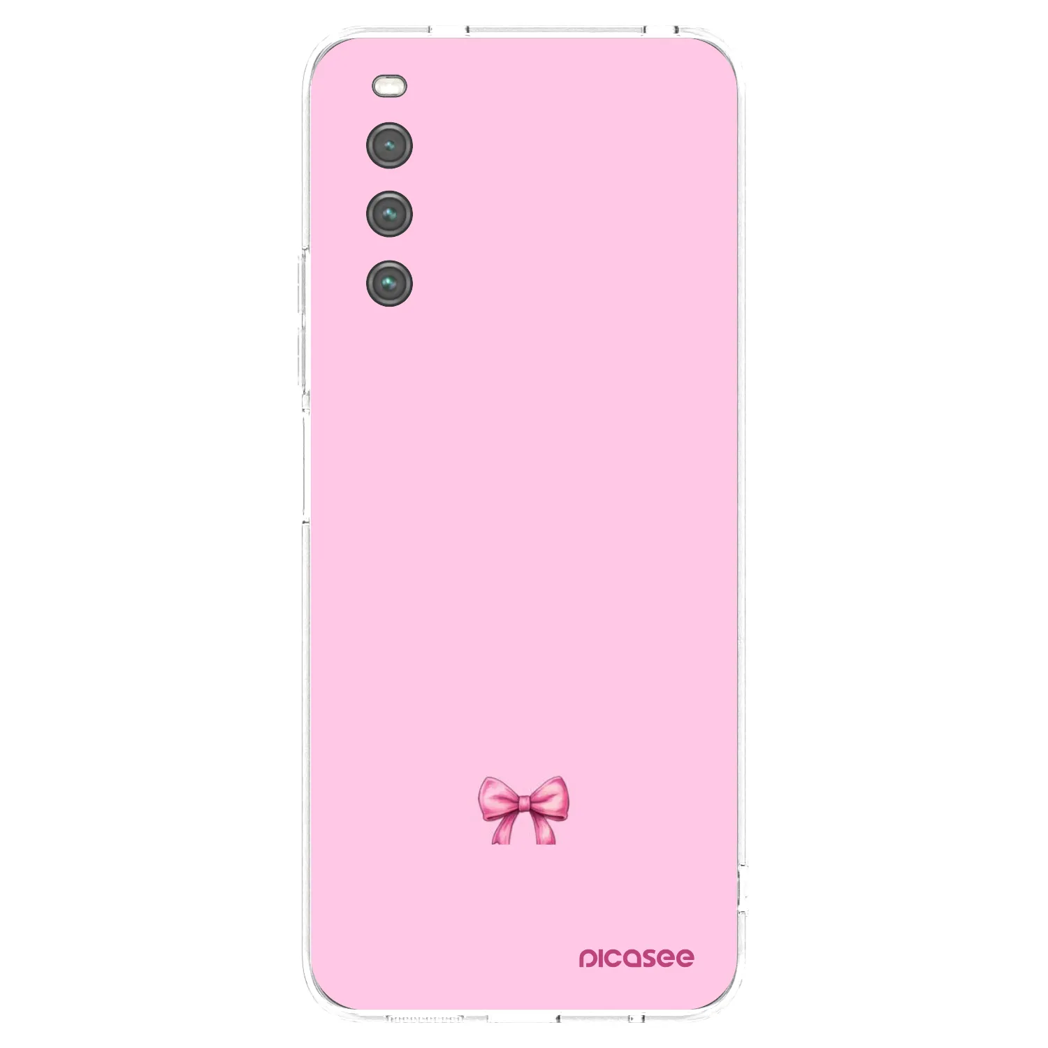 Picasee silikonowe przeźroczyste etui na Sony Xperia 10 IV 5G - Blush bow