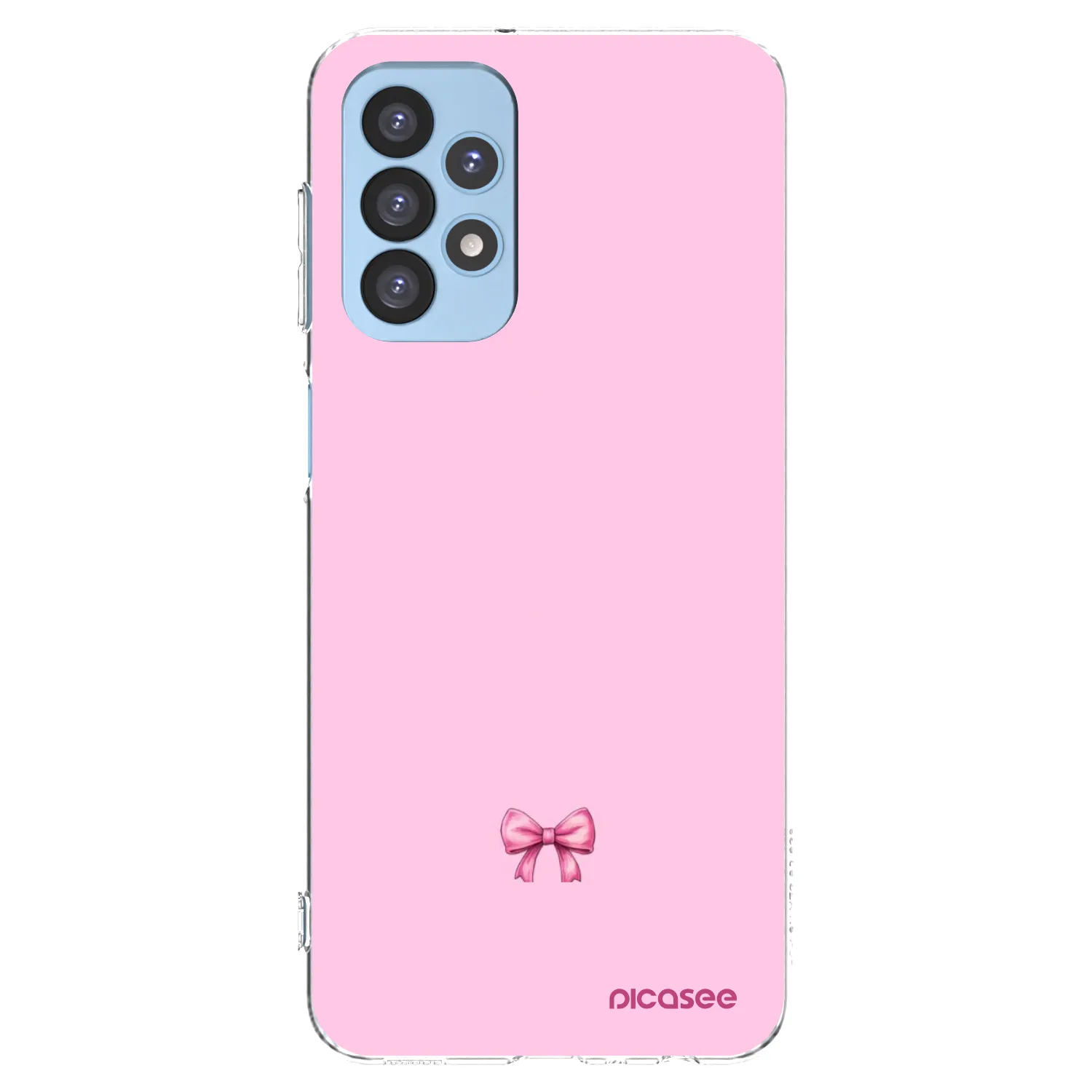 Picasee silikonowe przeźroczyste etui na Samsung Galaxy A23 A235F 4G - Blush bow