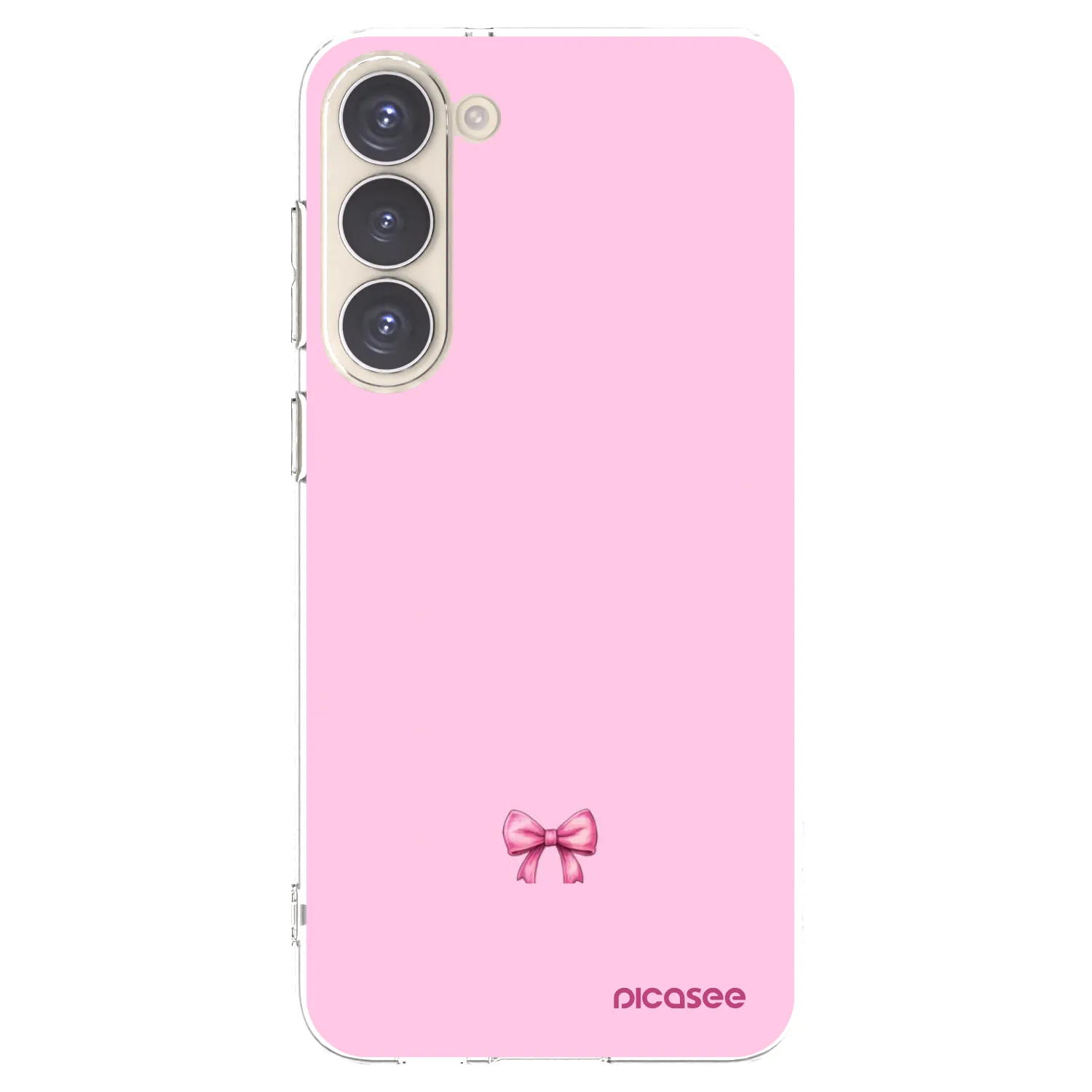 Picasee silikonowe przeźroczyste etui na Samsung Galaxy S23+ 5G - Blush bow