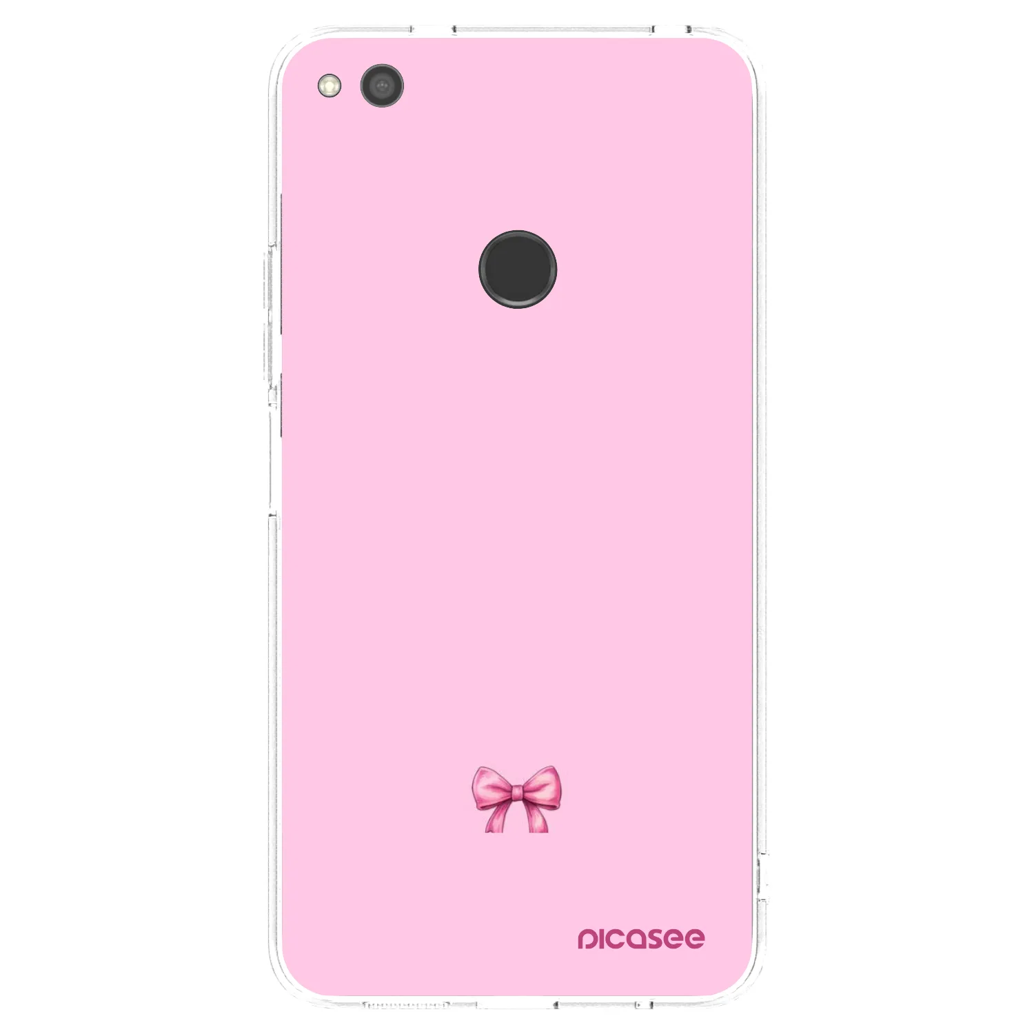 Picasee silikonowe przeźroczyste etui na Huawei P9 Lite 2017 - Blush bow