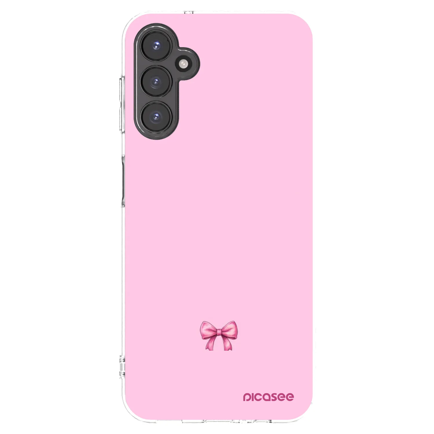Picasee silikonowe przeźroczyste etui na Samsung Galaxy A14 5G A146P - Blush bow