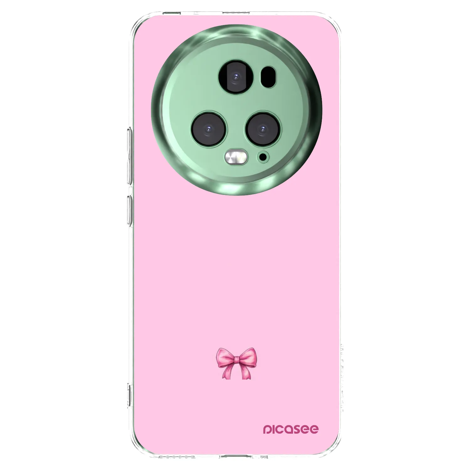 Picasee silikonowe przeźroczyste etui na Honor Magic5 Pro - Blush bow
