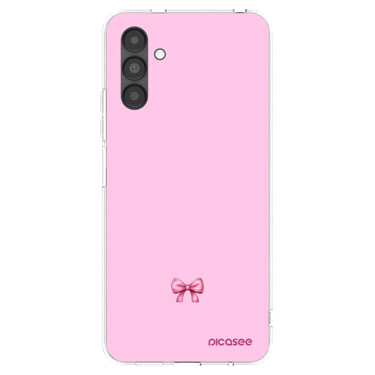 Picasee silikonowe przeźroczyste etui na Samsung Galaxy A04s A047F - Blush bow