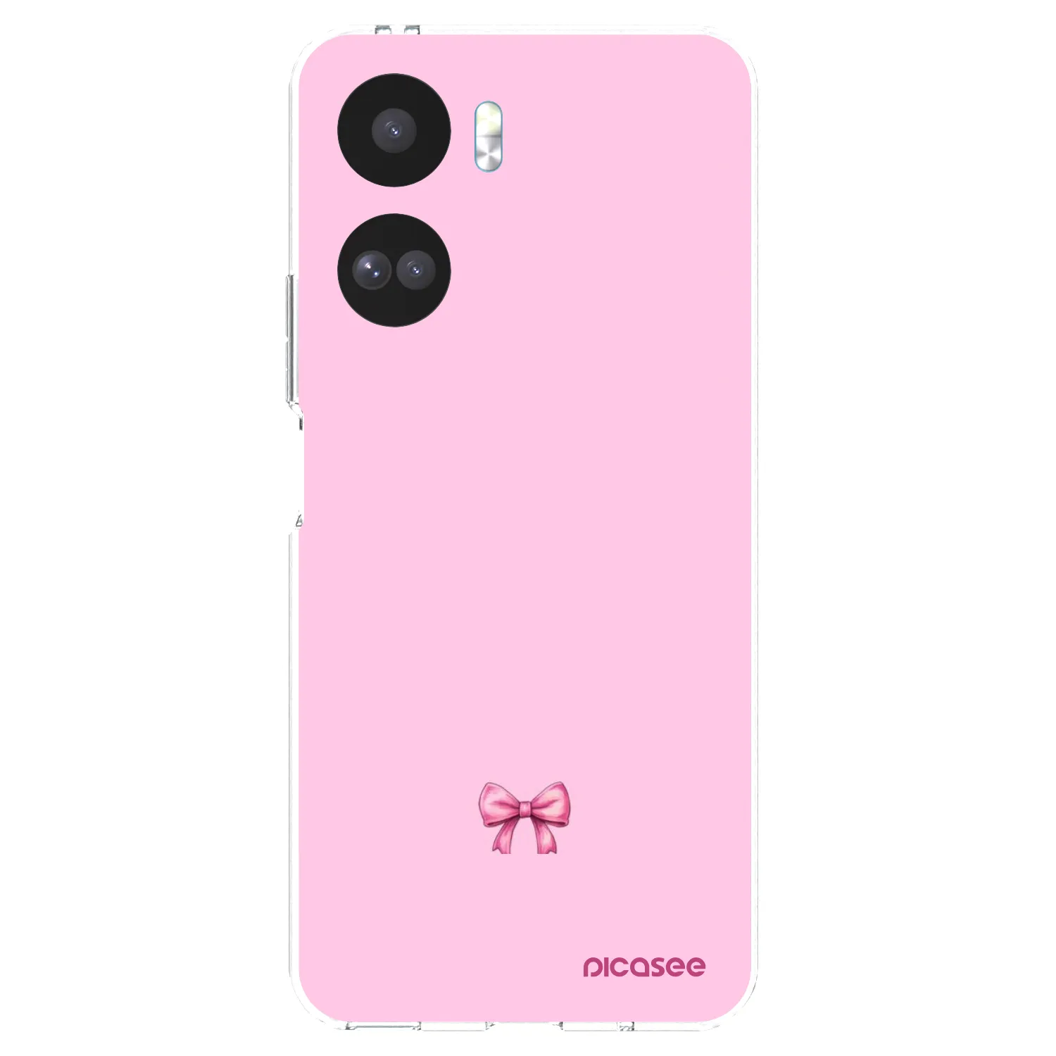 Picasee silikonowe przeźroczyste etui na Honor 90 Lite 5G - Blush bow