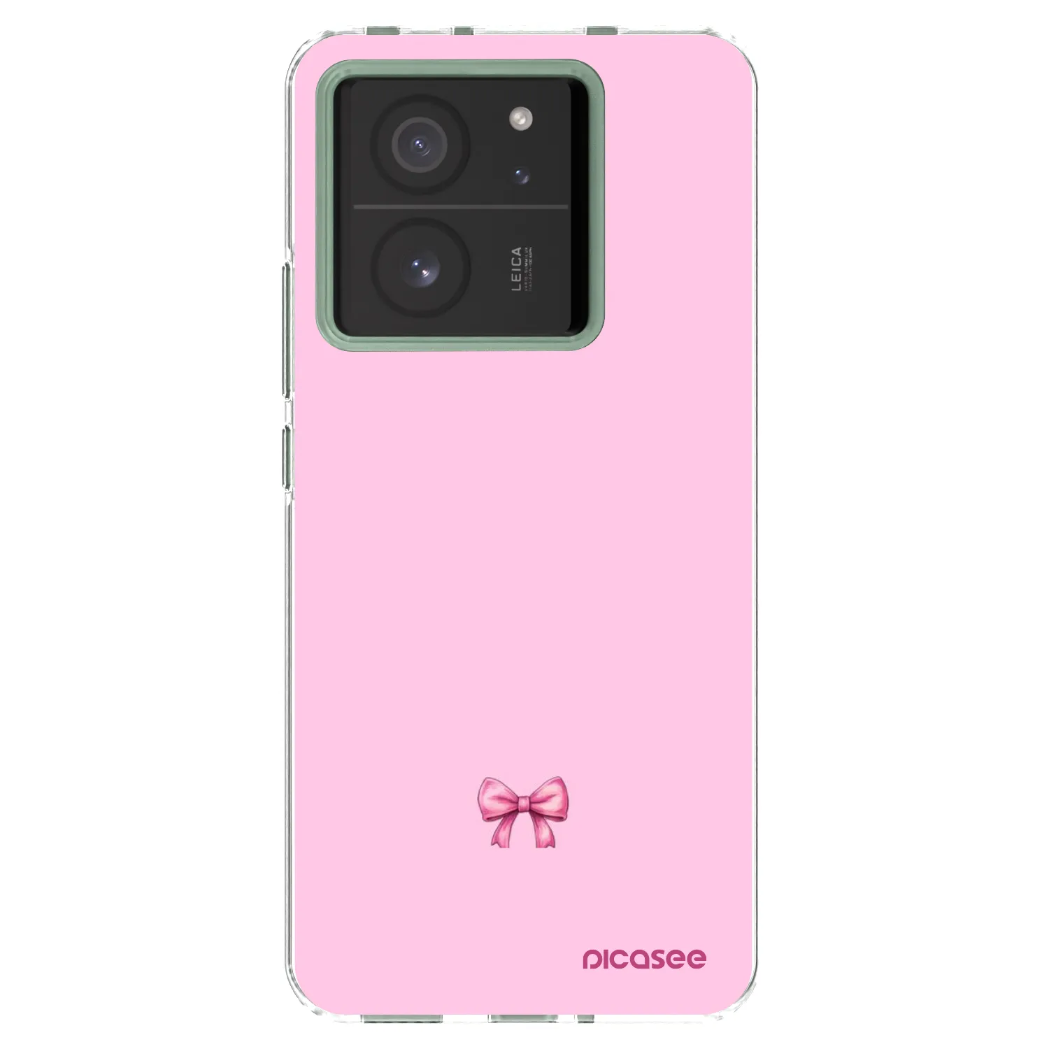 Picasee silikonowe przeźroczyste etui na Xiaomi 13T Pro - Blush bow