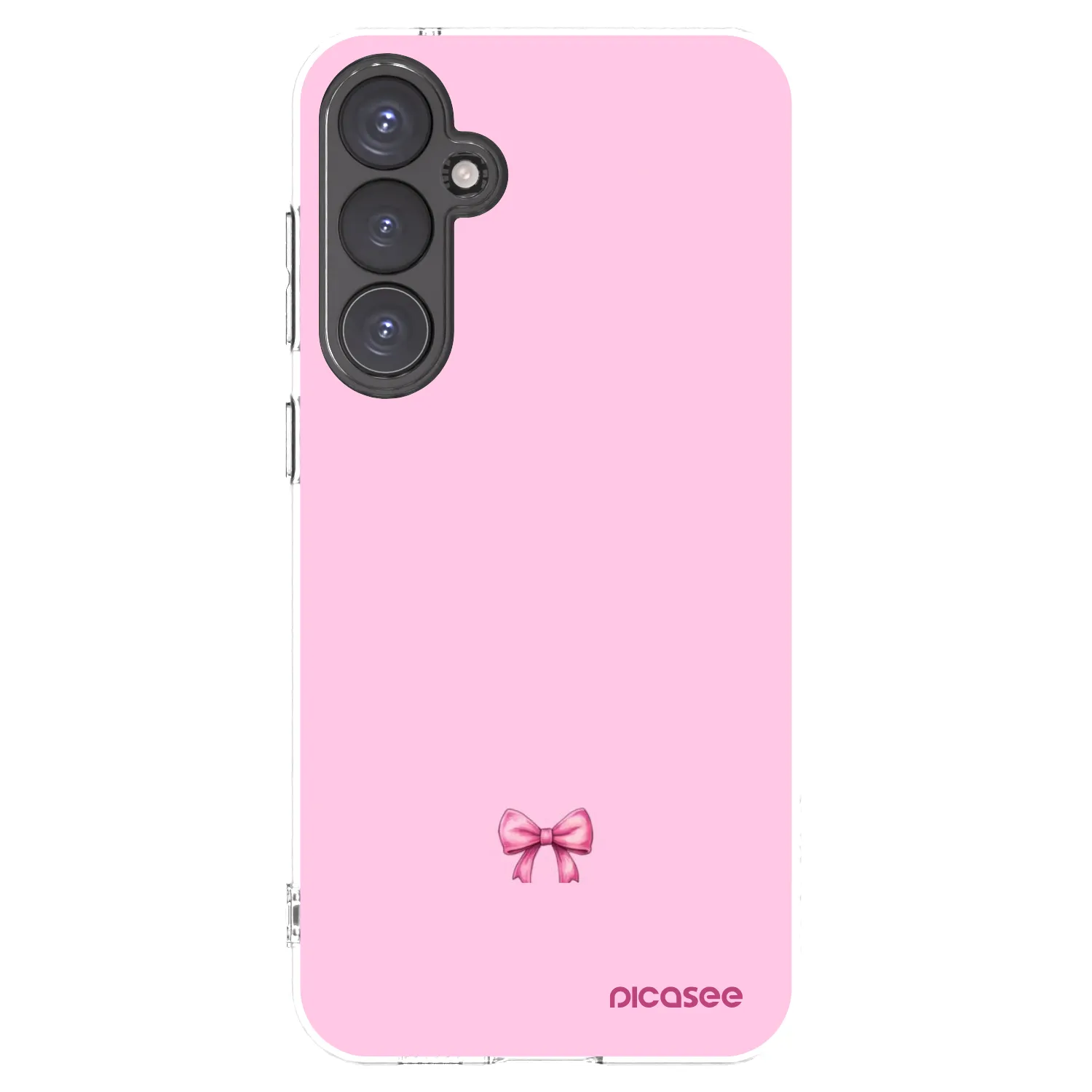 Picasee silikonowe przeźroczyste etui na Samsung Galaxy S23 FE S711B - Blush bow