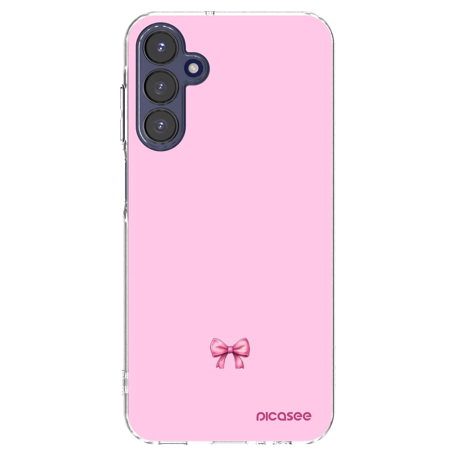 Picasee silikonowe przeźroczyste etui na Samsung Galaxy A15 A155F 4G - Blush bow