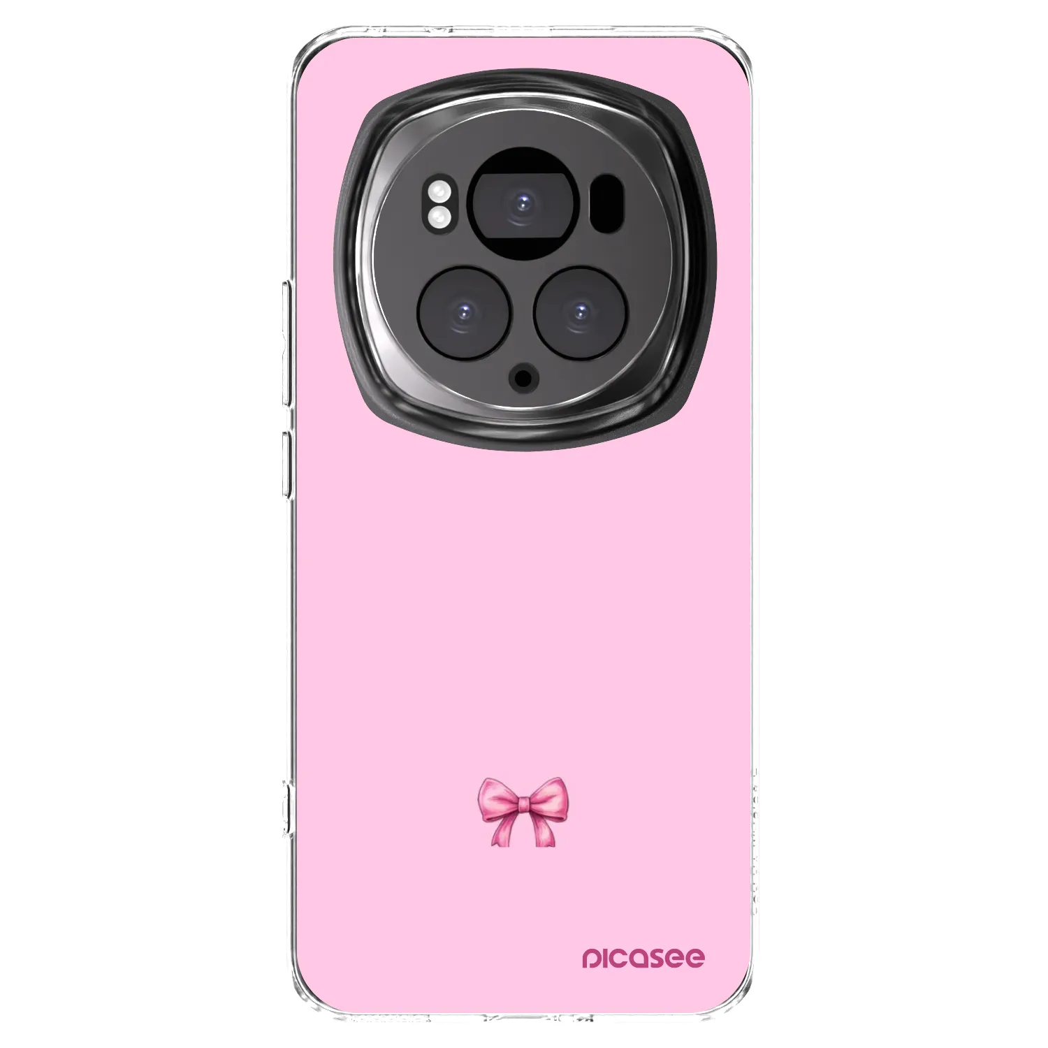 Picasee silikonowe przeźroczyste etui na Honor Magic6 Pro - Blush bow