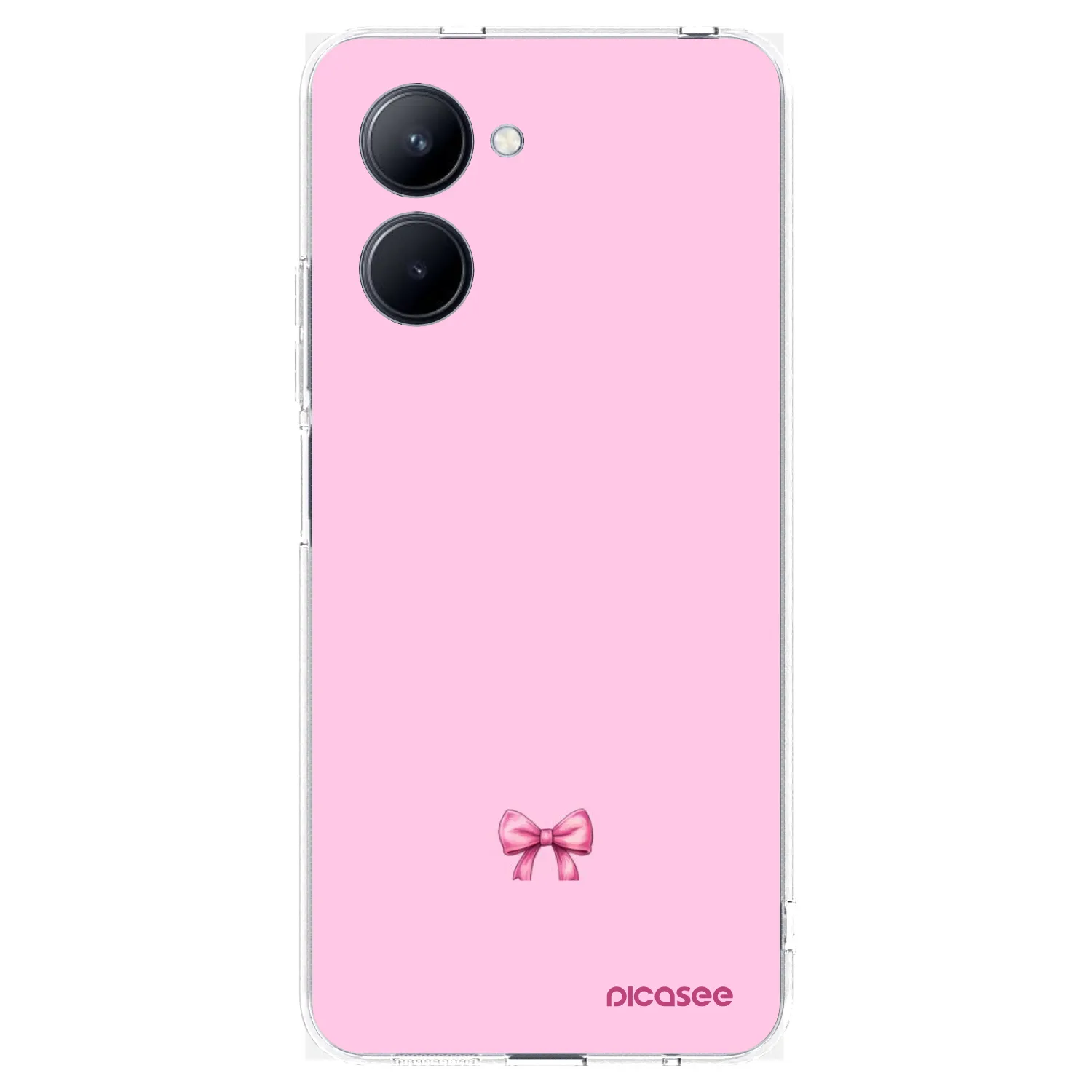 Picasee silikonowe przeźroczyste etui na Realme C33 (2023) - Blush bow