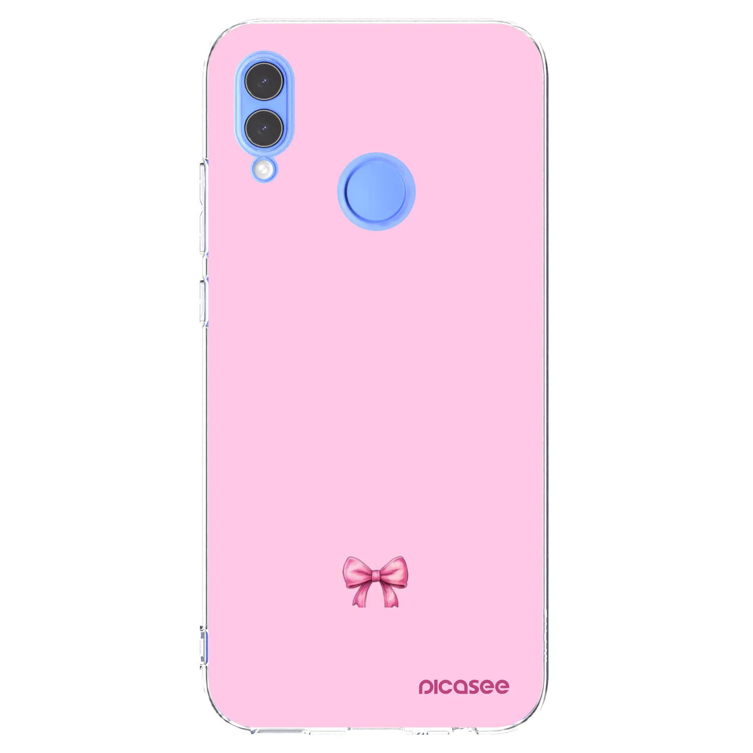 Picasee silikonowe przeźroczyste etui na Honor 10 Lite - Blush bow