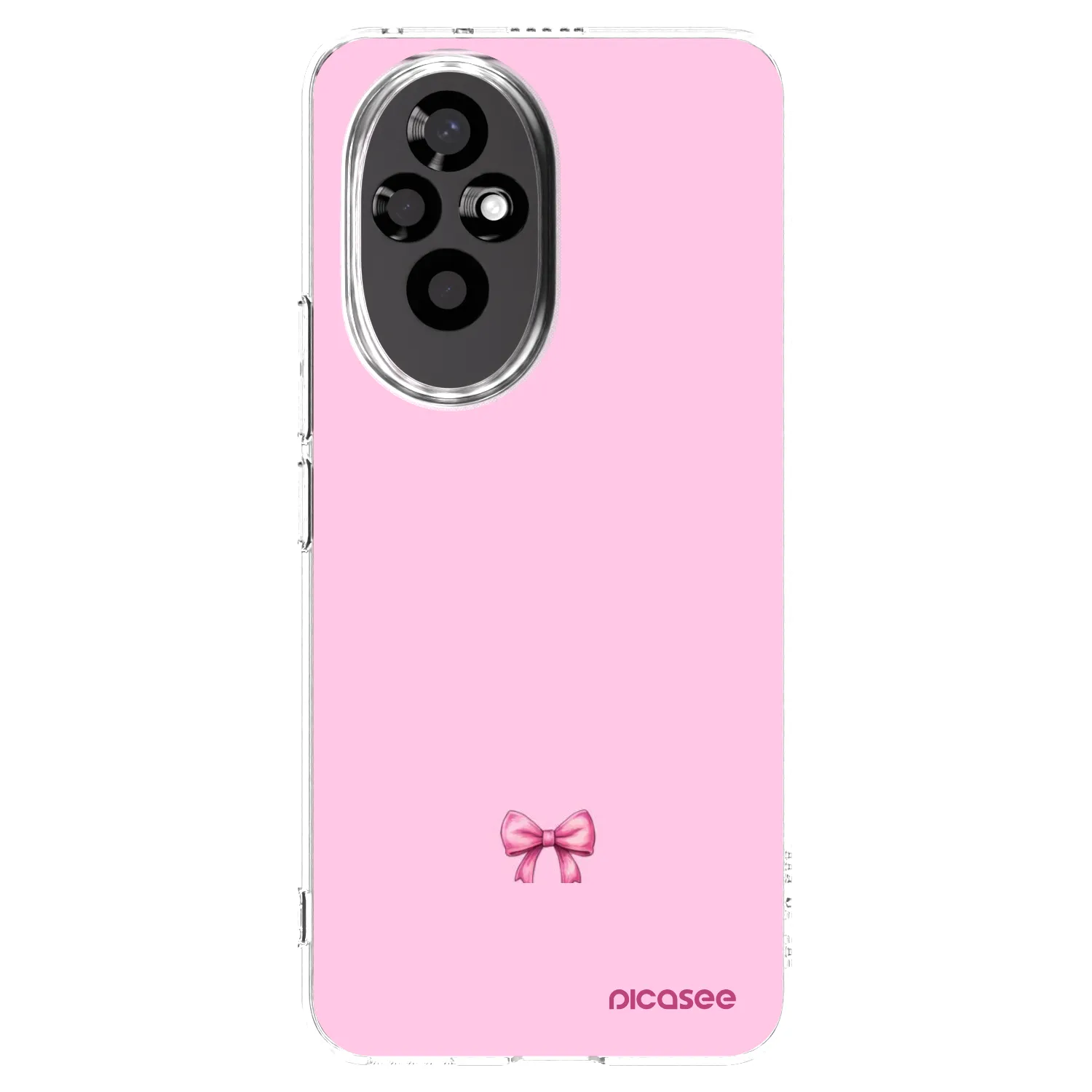 Picasee silikonowe przeźroczyste etui na Honor 200 Pro 5G - Blush bow