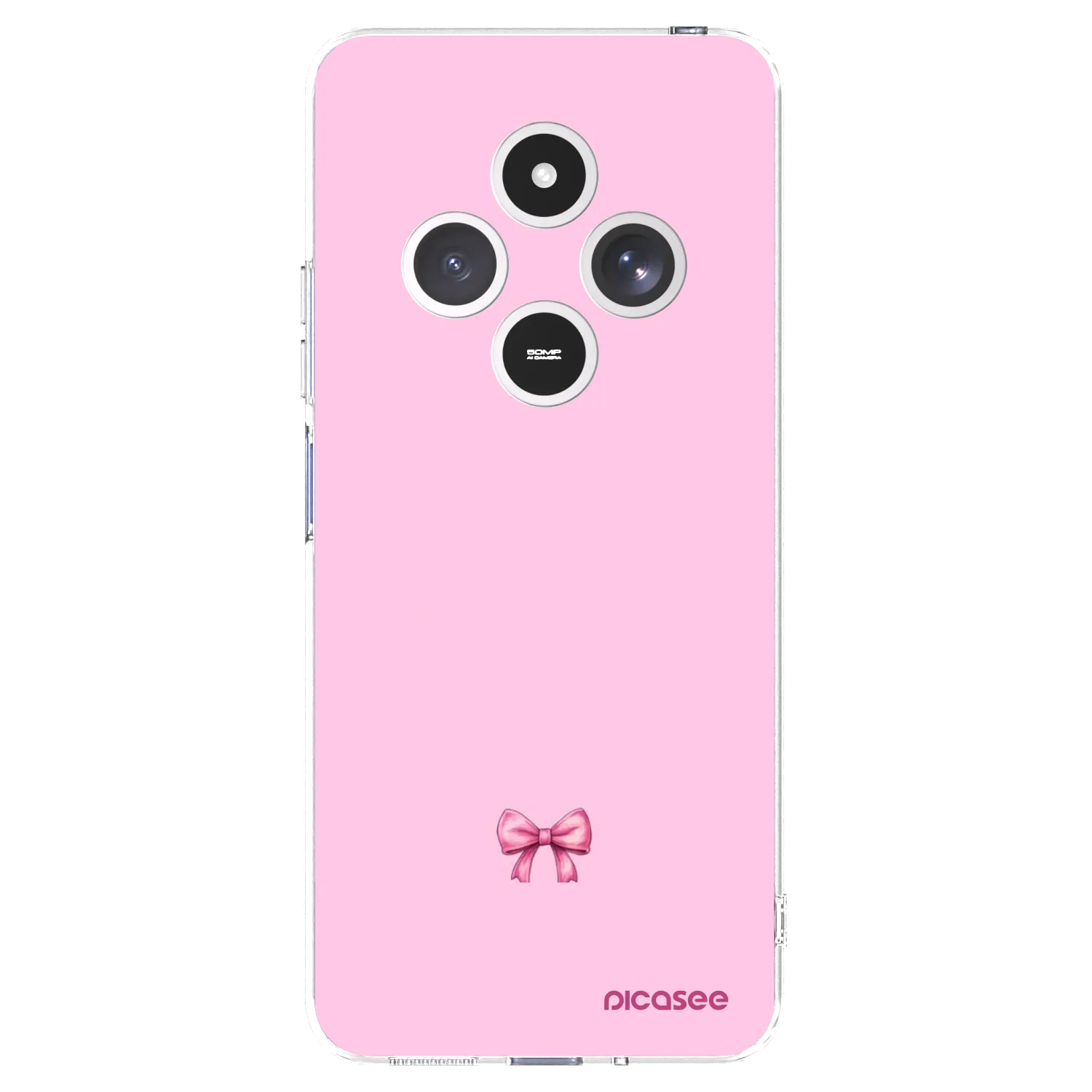 Picasee silikonowe przeźroczyste etui na Xiaomi Redmi 14C - Blush bow