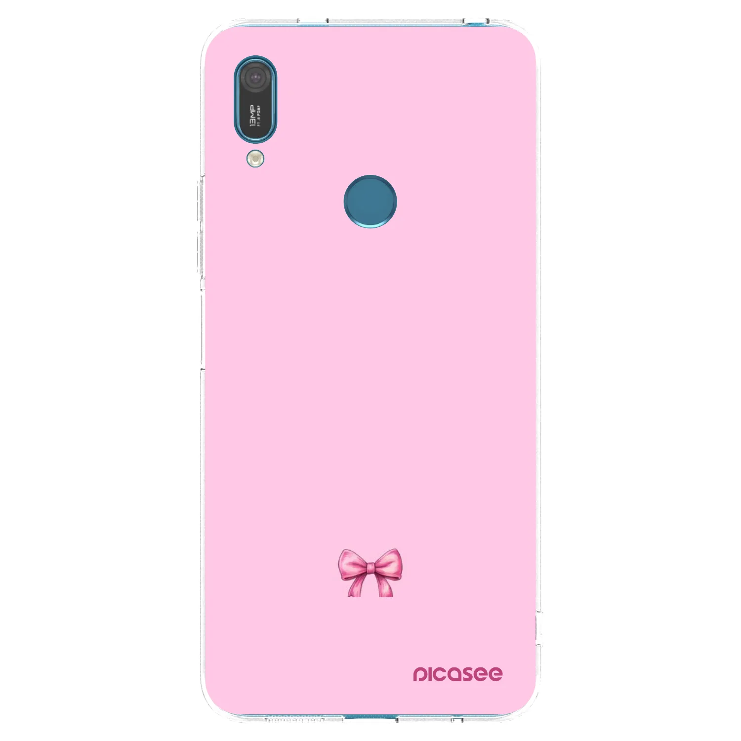 Picasee silikonowe przeźroczyste etui na Huawei Y7 2019 - Blush bow