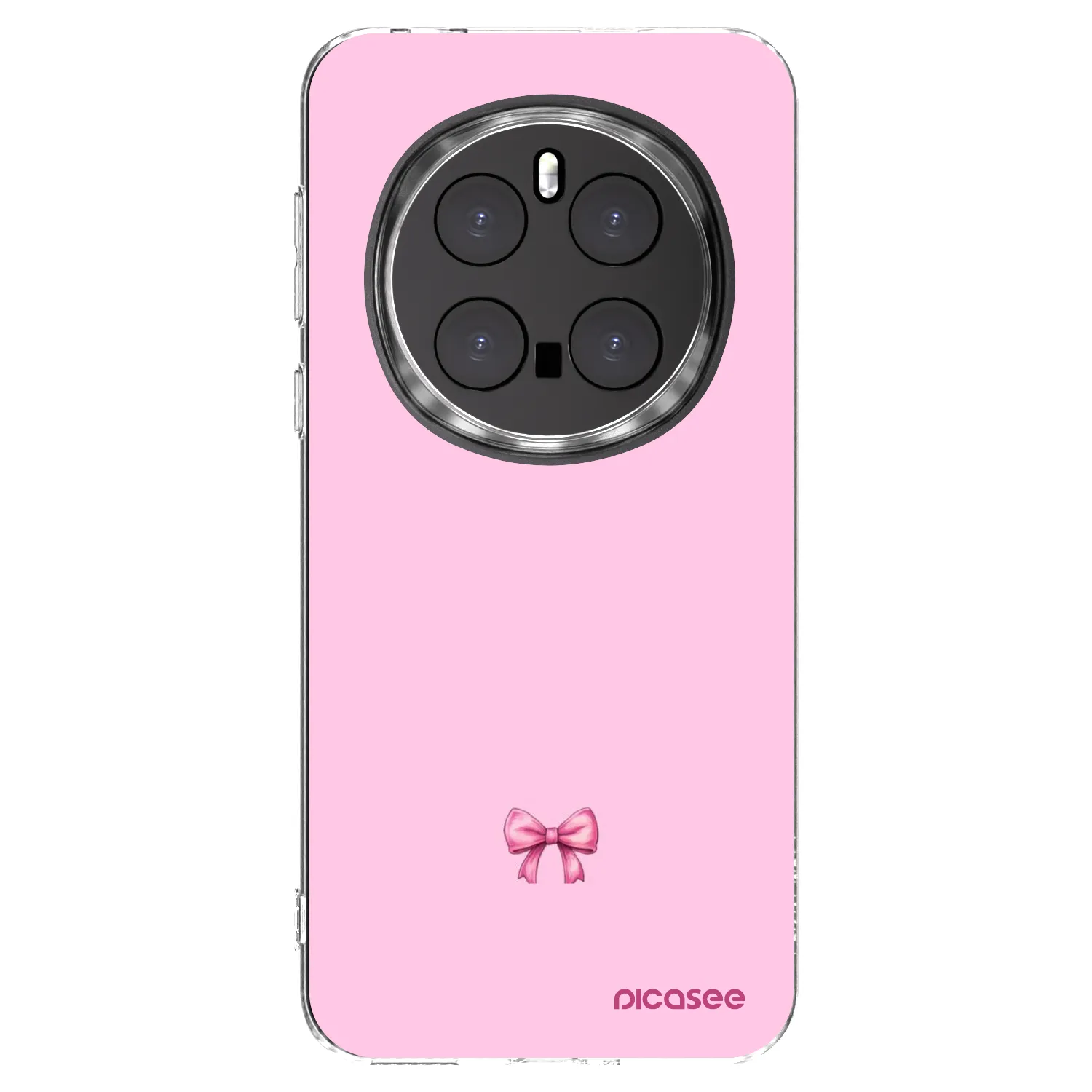 Picasee silikonowe przeźroczyste etui na Honor Magic7 Pro 5G - Blush bow