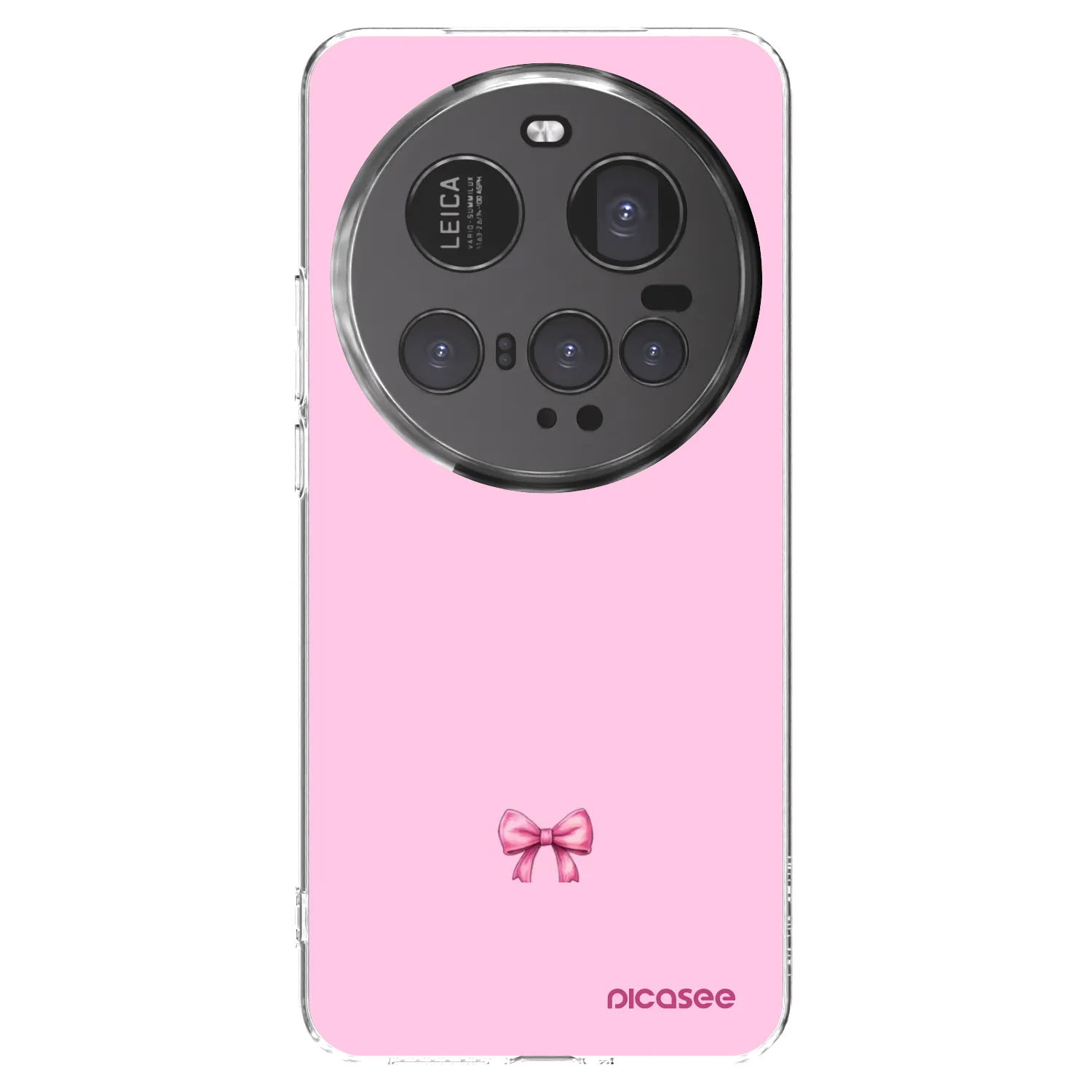 Picasee silikonowe przeźroczyste etui na Xiaomi 15 Ultra - Blush bow