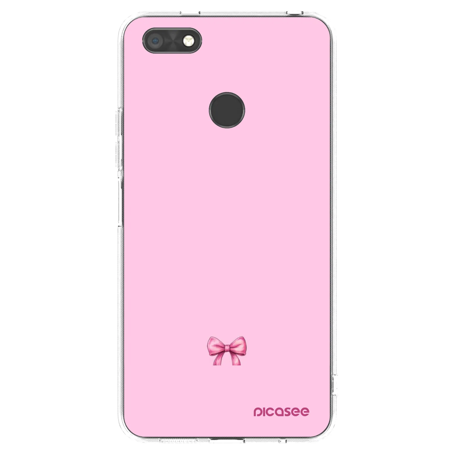 Picasee silikonowe przeźroczyste etui na Huawei P9 Lite Mini - Blush bow