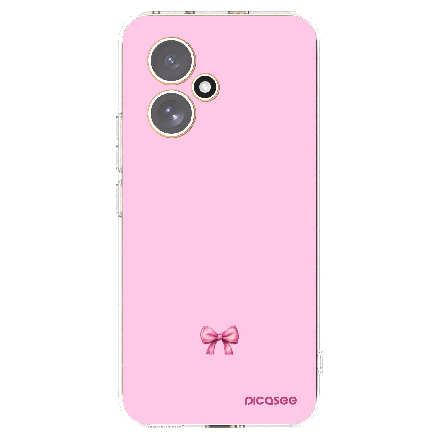 Picasee silikonowe przeźroczyste etui na Honor 400 5G - Blush bow