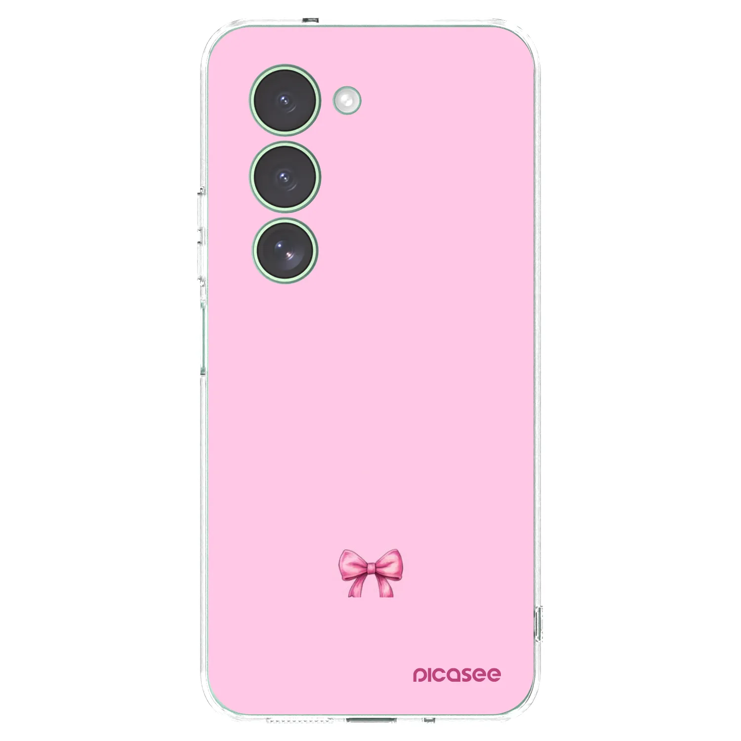 Picasee silikonowe przeźroczyste etui na Xiaomi Redmi 15 5G - Blush bow