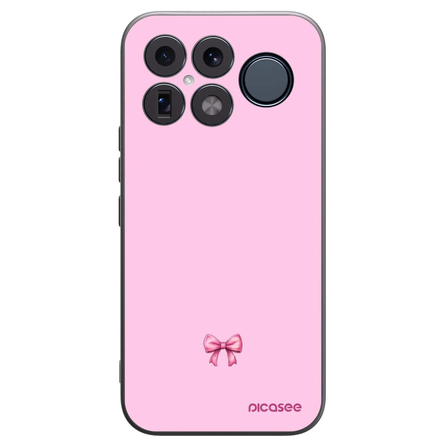 Picasee silikonowe czarne etui na Xiaomi Poco F8 Ultra - Blush bow