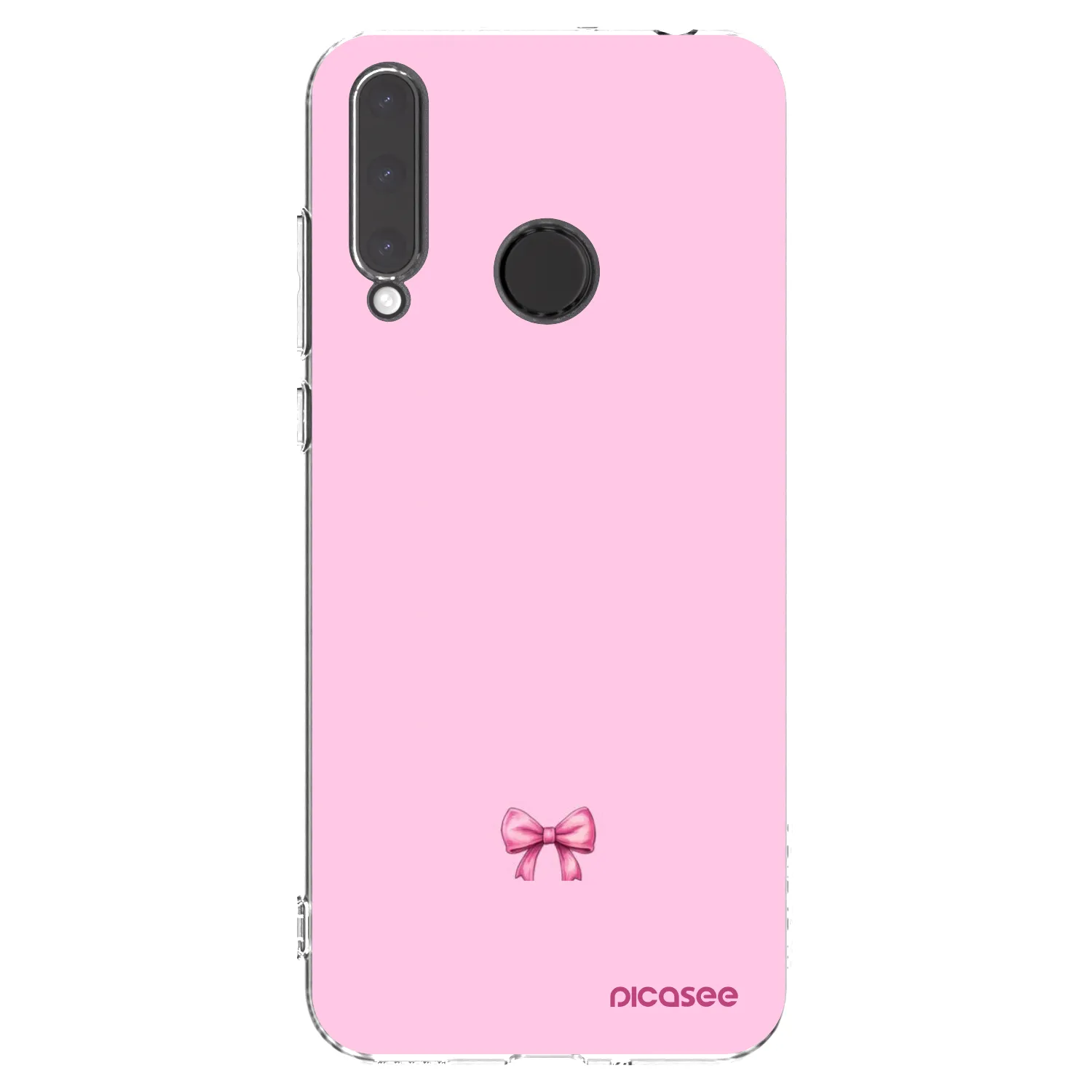 Picasee silikonowe przeźroczyste etui na Honor 20 Lite - Blush bow