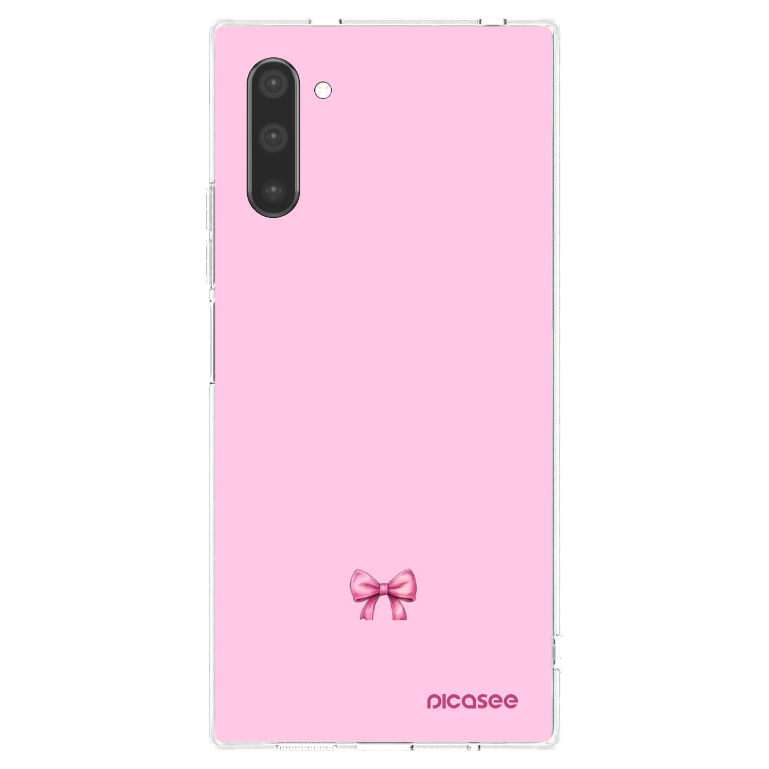 Picasee silikonowe przeźroczyste etui na Samsung Galaxy Note 10 N970F - Blush bow