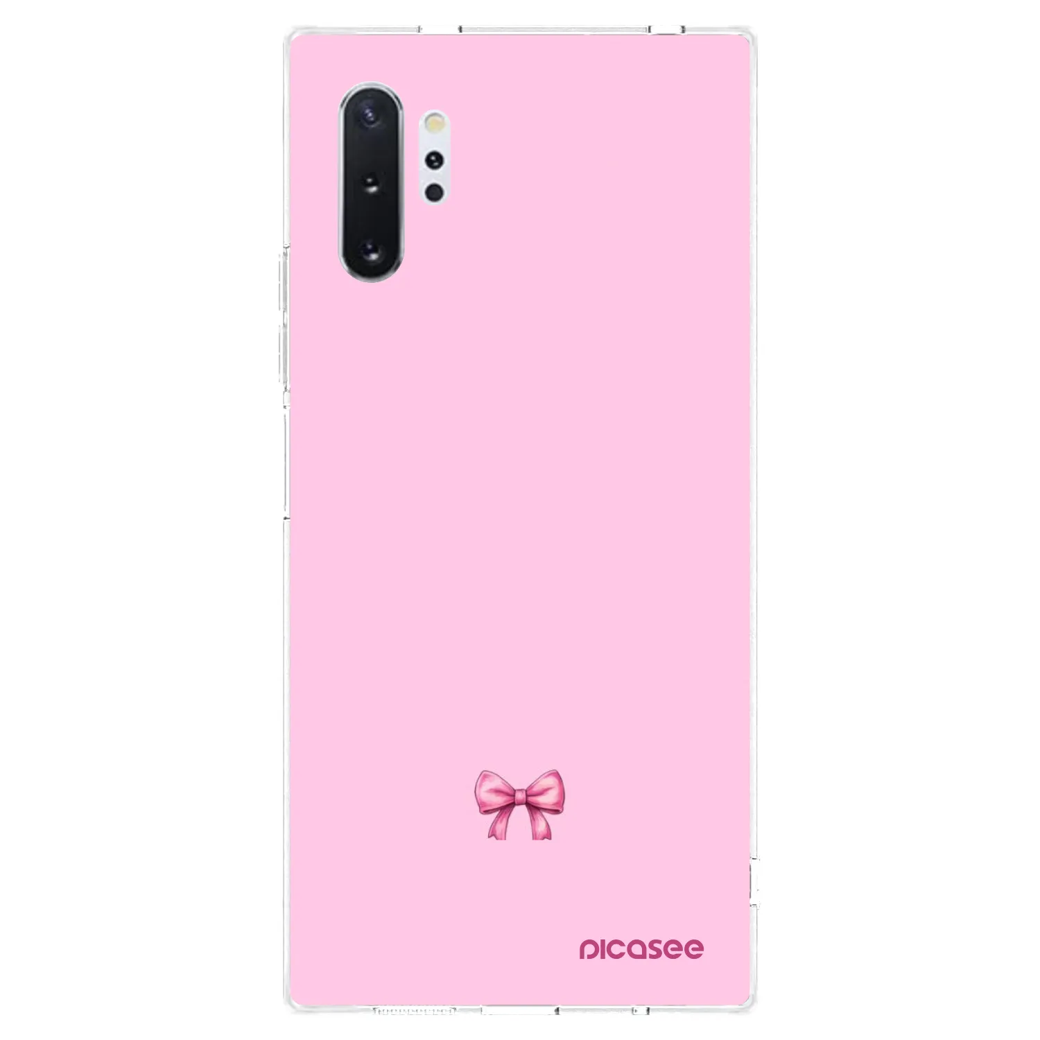 Picasee silikonowe przeźroczyste etui na Samsung Galaxy Note 10+ N975F - Blush bow