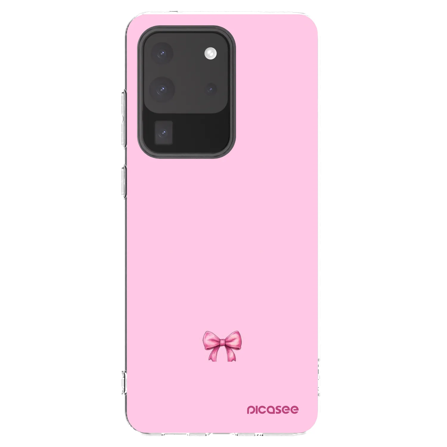 Picasee silikonowe przeźroczyste etui na Samsung Galaxy S20 Ultra 5G G988F - Blush bow