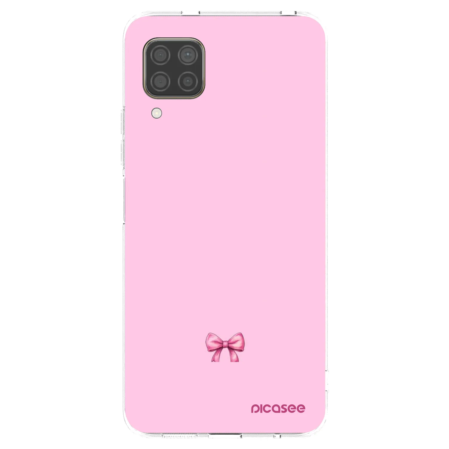 Picasee silikonowe przeźroczyste etui na Huawei P40 Lite - Blush bow