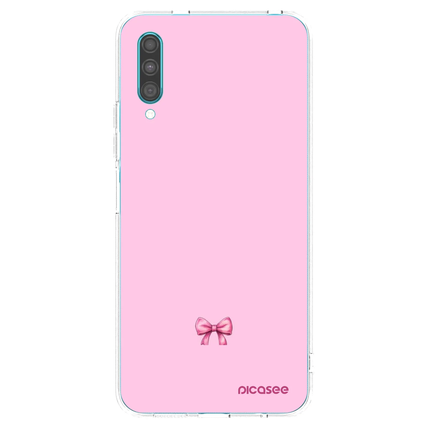 Picasee silikonowe przeźroczyste etui na Samsung Galaxy A30s A307F - Blush bow