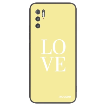 Picasee silikonowe czarne etui na Xiaomi Poco M3 Pro 5G - Love