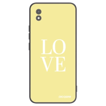 Picasee silikonowe czarne etui na Realme C11 (2021) - Love