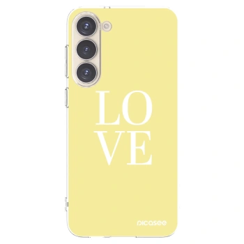 Picasee silikonowe przeźroczyste etui na Samsung Galaxy S23+ 5G - Love