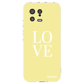 Picasee silikonowe przeźroczyste etui na Xiaomi 13 - Love