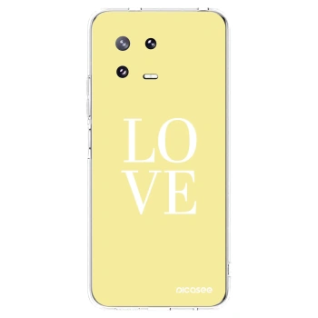 Picasee silikonowe przeźroczyste etui na Xiaomi 13 Pro - Love