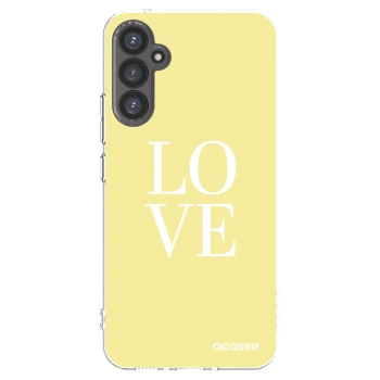 Picasee silikonowe przeźroczyste etui na Samsung Galaxy A34 5G A346B - Love