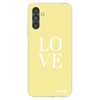 Picasee silikonowe przeźroczyste etui na Samsung Galaxy A04s A047F - Love