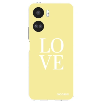 Picasee silikonowe przeźroczyste etui na Honor 90 Lite 5G - Love