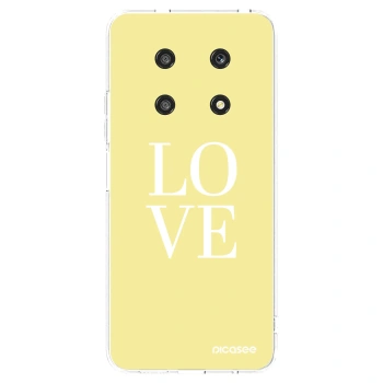 Picasee silikonowe przeźroczyste etui na Honor Magic4 Lite 5G - Love