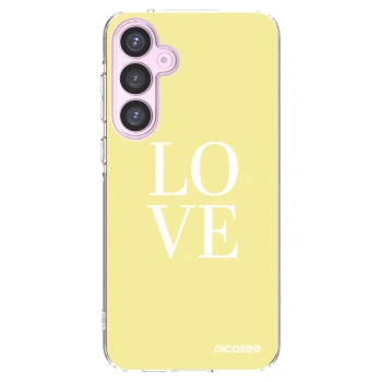 Picasee silikonowe przeźroczyste etui na Samsung Galaxy A55 5G A556B - Love