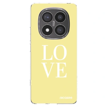 Picasee silikonowe przeźroczyste etui na Xiaomi Redmi Note 14 Pro+ 5G - Love