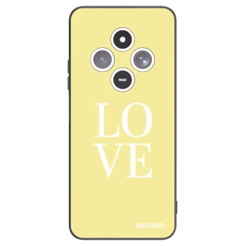 Picasee silikonowe czarne etui na Xiaomi Redmi 14C - Love