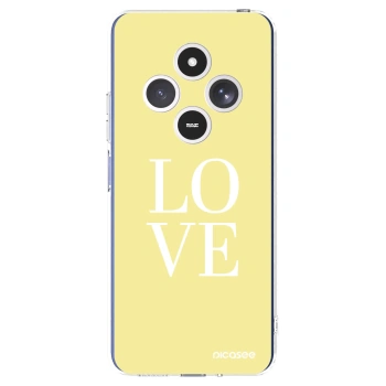 Picasee silikonowe przeźroczyste etui na Xiaomi Redmi 14C - Love