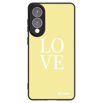 Picasee silikonowe czarne etui na Samsung Galaxy S25 Edge 5G - Love
