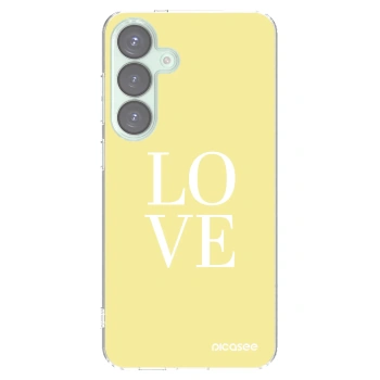 Picasee silikonowe przeźroczyste etui na Samsung Galaxy S25+ 5G - Love
