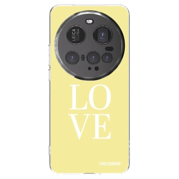 Picasee silikonowe przeźroczyste etui na Xiaomi 15 Ultra - Love