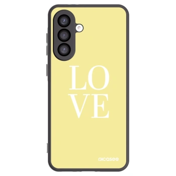 Picasee silikonowe czarne etui na Samsung Galaxy A26 5G A266B - Love
